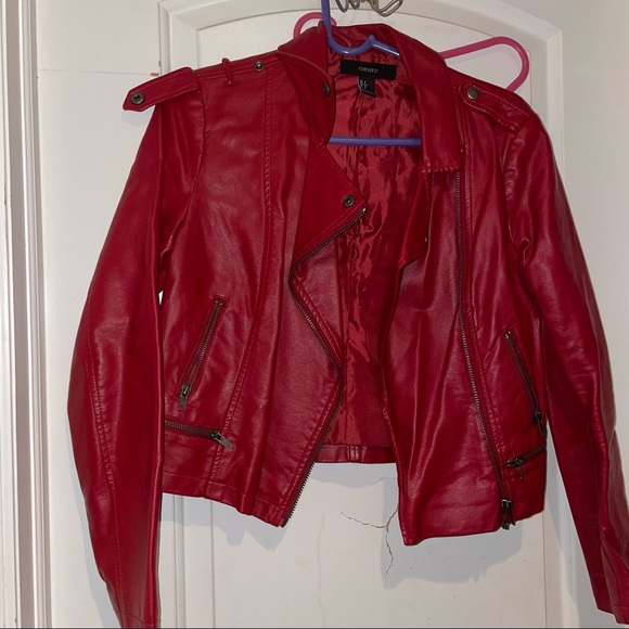 Forever 21 Jackets & Blazers - Forever 21 Leather Jacket As Is Womens Small